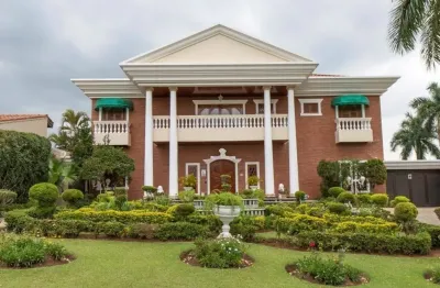 Mansão de luxo cinematográfica com arquitetura clássica em sorocaba