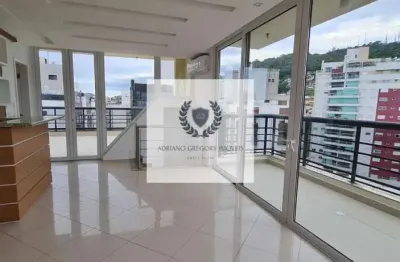 Cobertura para venda em florianópolis, centro, 3 dormitórios, 2 suítes, 4 banheiros, 3 vagas
