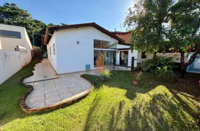 Casa térrea com charme e amplitude de terreno com  417,55 m² no jardim do sol, barão geraldo