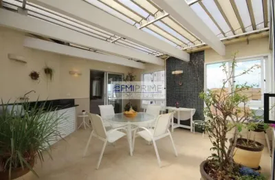 Cobertura duplex com 254 m2, 4 dormitórios e lazer em perdizes.