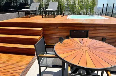 Penthouse com 1 dormitório à venda, 123 m² por r$ 1.900.000 - brás - são paulo/sp