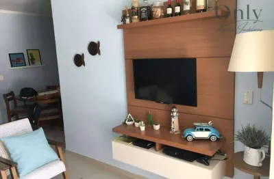 Apartamento com 2 dormitórios à venda, 86 m² por r$ 420.000,00 - pitangueiras - guarujá/sp