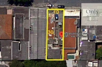 Terreno à venda, 300 m² por r$ 460.000,00 - vila progresso (zona norte) - são paulo/sp