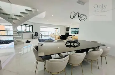 Cobertura com 6 dormitórios à venda, 460 m² por r$ 21.000.000,00 - riviera de são lourenço - bertioga/sp