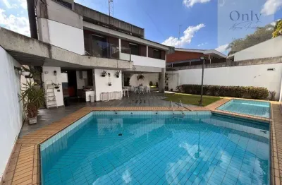 Sobrado com 5 dormitórios à venda, 550 m² por r$ 4.500.000,00 - alto de pinheiros - são paulo/sp