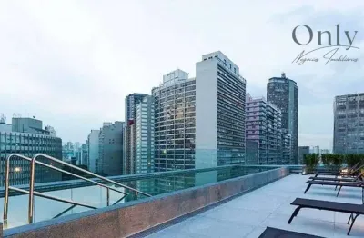 Studio com 1 dormitório à venda, 20 m² por r$ 420.000,00 - consolação - são paulo/sp