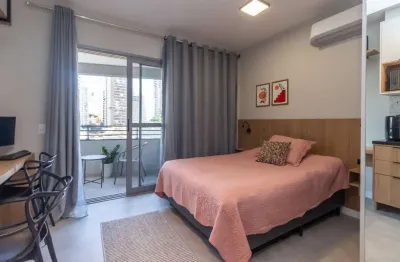 Apartamento para venda em brooklin com 1 quarto, sendo 1 suíte , 25m²