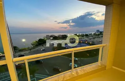 Apartamento condomínio vision para locação, 157m², frente rio, 100% mobiliado, ponta negra, manaus,