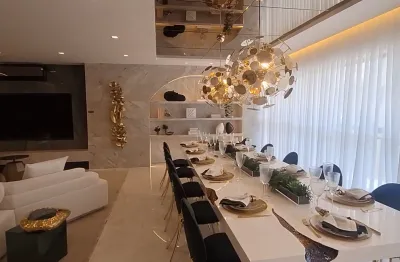 Residencial alto padrão de 162 m² , 4 dorms e 2 vagas com hall privativo. opções de 3 ou 4 suítes. lazer fora do comum.