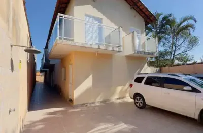 Casa em condomínio para venda em mongaguá, vila atlantica, 2 dormitórios, 2 banheiros, 1 vaga