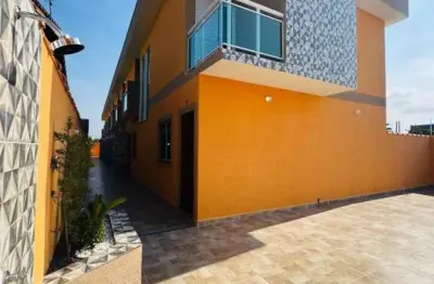 Casa em condomínio para venda em itanhaém, cibratel, 2 dormitórios, 2 banheiros, 1 vaga