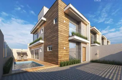 Sobrado com 3 dormitórios à venda, 92 m² por r$ 649.000,00 - nova barra velha - barra velha/sc