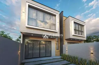 Sobrado com 2 dormitórios à venda, 67 m² por r$ 420.000,00 - armação - penha/sc