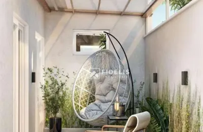 Apartamento garden com 2 dormitórios à venda, 60 m² por r$ 395.000,00 - itacolomi - balneário piçarras/sc