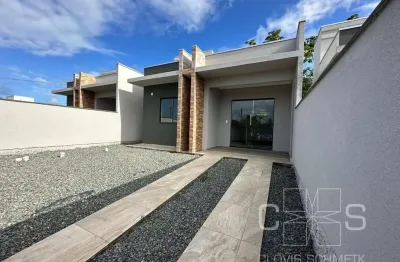 Casa com 2 dormitórios à venda, 54 m² por r$ 320.000,00 - itajuba - barra velha/sc