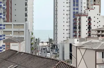 Apartamento 2 dormitorios a venda, vista mar, sacada gourmet apenas r$460.000,00