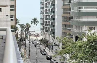 Apartamento no canto do forte, 97m² vista mar, varanda gourmet porteira fechada