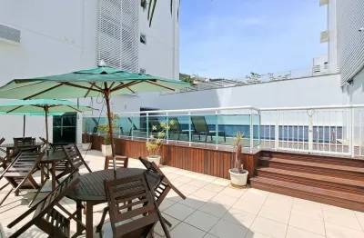 Praia de charitas - apartamento, 2 quartos, varanda e lazer completo