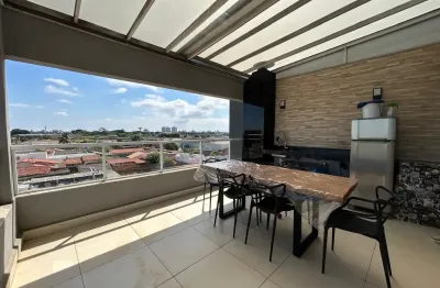 Cobertura duplex moderna com alexa, área gourmet, teto retrátil e 130m2 de muito conforto!