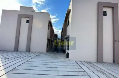 Sobrado com 2 dormitórios à venda, 84 m² por r$ 465.000,00 - pontal de santa marina - caraguatatuba/sp