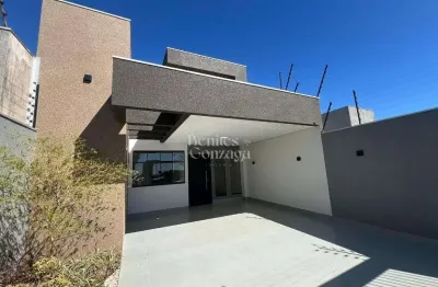 Casa à venda em maringá, jardim campo belo, com 91 m²  suite + 2 quartos, churrasqueira, vagas para