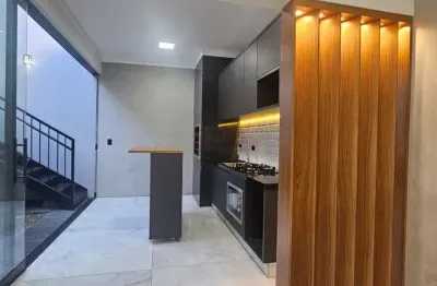 Casa térrea com spa, 1 suíte mais 2 quartos, design moderno e acabamento sofisticado