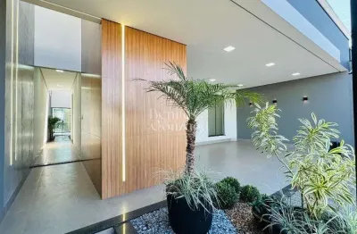 Casa nova de alto padrão com 3 suítes e lindo design moderno com piscina e gourmet  – jardim muniqu