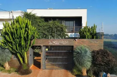 Sobrado de alto padrão mobiliado à venda em maringá, jardim azaléia, com 3 suítes e 310m² de constr