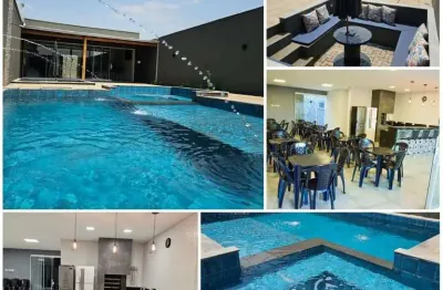 Area de lazer, c hidromassagem, piscina c aquecimento solar/ jardim das flores, maringá, pr