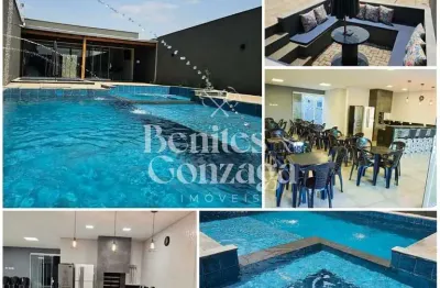 Area de lazer, c hidromassagem, piscina c aquecimento solar/ Jardim das Flores, Maringá, PR