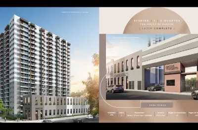 Apartamentos à venda com opção de studio, 1 e 2 quartos com opção de garden e lazer completo. conheça o arcos do porto!