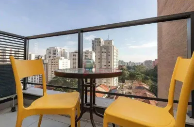 Studio com 1 dormitório à venda, 29 m² por r$ 530.000,00 - pinheiros - são paulo/sp