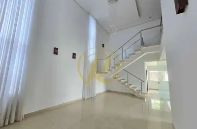 Lindo sobrado no condominio alphaville ii com 3 suites para locação