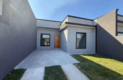 Casa para venda em araucária, capela velha, 3 dormitórios, 1 banheiro, 1 vaga