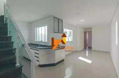Cobertura com 2 dormitórios, 94 m² - venda por r$ 680.000,00 ou aluguel por r$ 3.495,00/mês - jardim bela vista - santo andré/sp