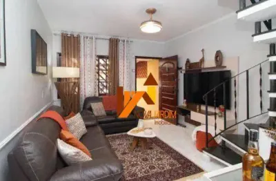 Sobrado com 2 dormitórios, 113 m² - venda por r$ 700.000,00 ou aluguel por r$ 4.545,00/mês - vila bastos - santo andré/sp