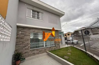 Sobrado com 4 dormitórios para alugar, 188 m² por r$ 7.435,00/mês - jardim - santo andré/sp