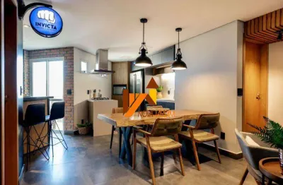 Cobertura com 3 dormitórios para alugar, 200 m² por r$ 16.660,00/mês - jardim - santo andré/sp