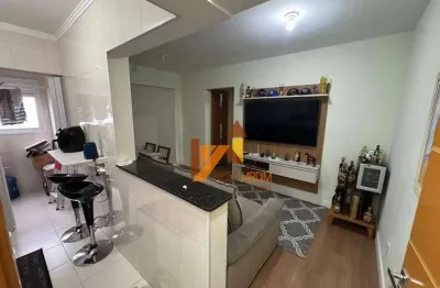 Apartamento com 2 dormitórios para alugar, 91 m² por r$ 4.300,00/mês - campestre - santo andré/sp