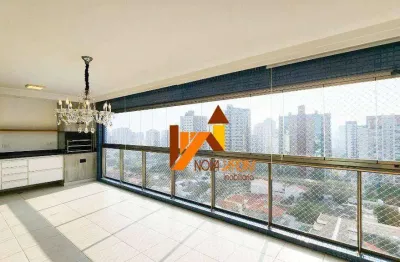 Apartamento com 4 dormitórios para alugar, 175 m² por r$ 12.975,00/mês - jardim - santo andré/sp