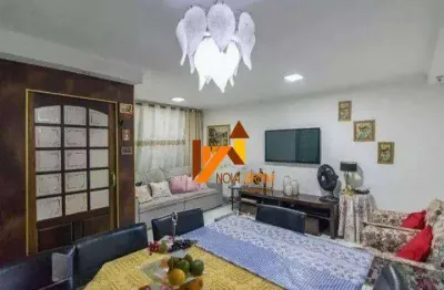 Casa com 3 dormitórios para alugar, 160 m² por r$ 3.309,00/mês - vila guiomar - santo andré/sp