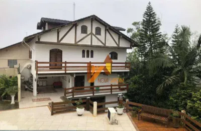 Casa com 6 dormitórios à venda por r$ 6.000.000,00 - jardim pastoril - ribeirão pires/sp