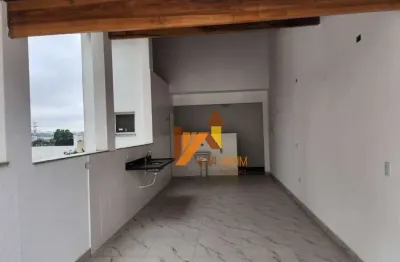 Cobertura com 3 dormitórios à venda, 147 m² por r$ 850.000,00 - campestre - santo andré/sp