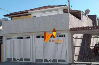 Sobrado com 3 dormitórios à venda, 204 m² por r$ 630.000,00 - vila homero thon - santo andré/sp