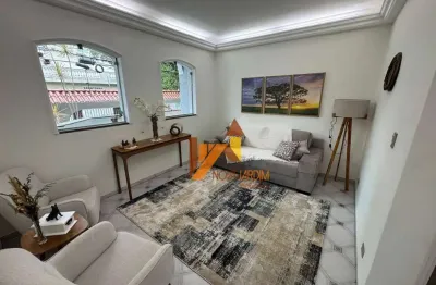 Sobrado com 4 dormitórios para alugar, 298 m² por r$ 8.417,92/mês - campestre - santo andré/sp