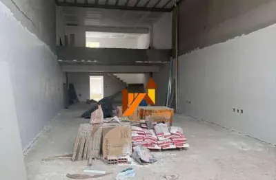 Salão para alugar, 250 m² por r$ 12.000,00/mês - utinga - santo andré/sp