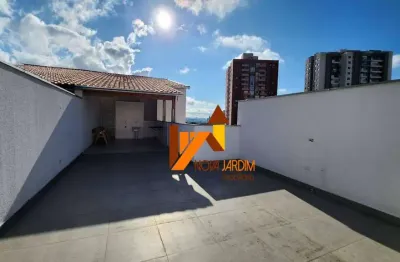 Cobertura com 3 dormitórios à venda, 144 m² por r$ 745.000,00 - vila assunção - santo andré/sp