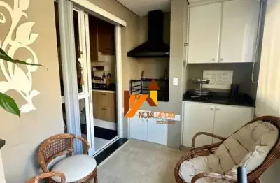 Apartamento com 3 dormitórios à venda, 110 m² por r$ 750.000,00 - vila valparaíso - santo andré/sp