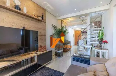 Cobertura com 3 dormitórios à venda, 164 m² por r$ 899.000,00 - oswaldo cruz - são caetano do sul/sp