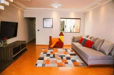 Sobrado com 3 dormitórios à venda, 250 m² por r$ 870.000,00 - jardim las vegas - santo andré/sp